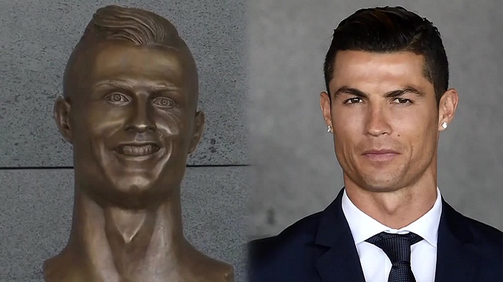Cristiano Ronaldo sculptor explains why statue doesn't look like him