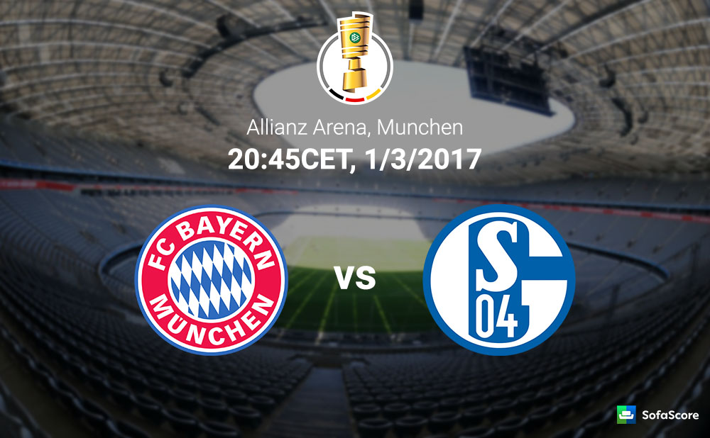 | Bayern München vs FC Schalke 04: Match Preview and lineups