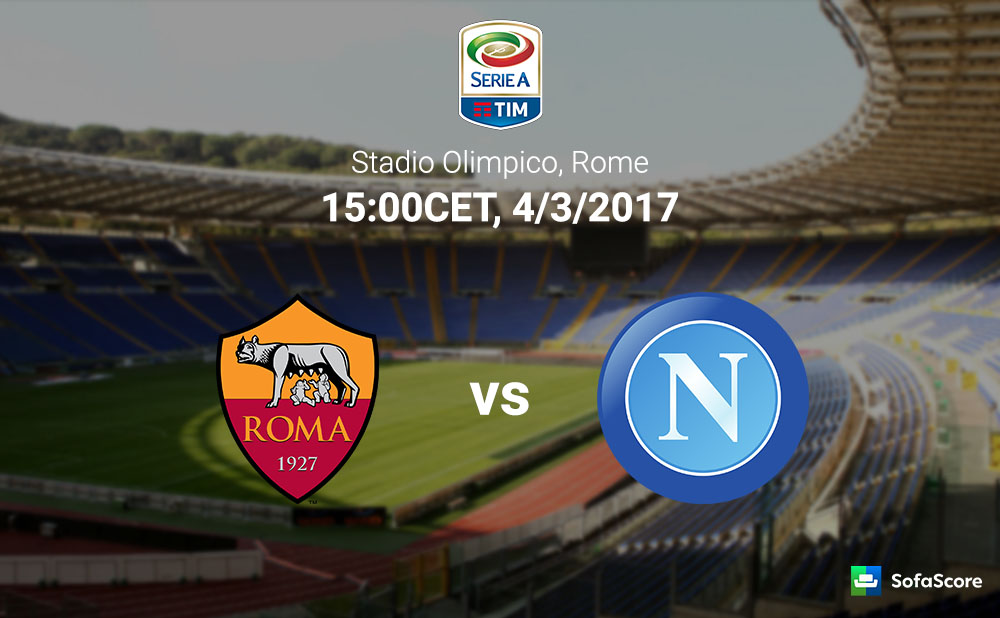 AS Roma vs SSC Napoli Match preview, team info and lineups Sofascore