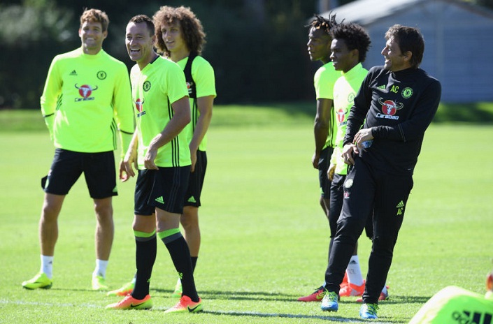 conte training chelsea
