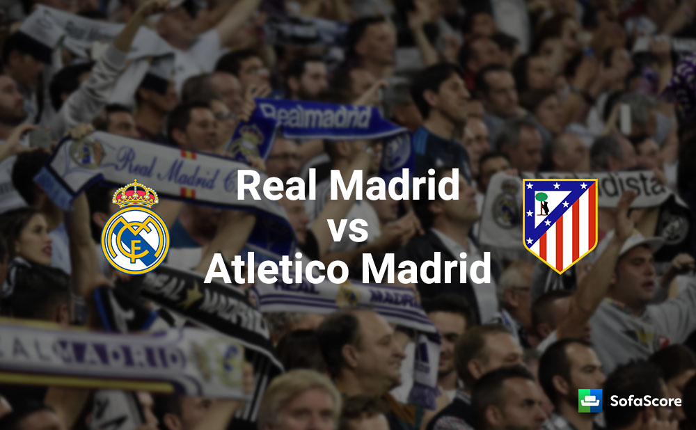 Who is favored in the Real Madrid vs. Atletico Madrid match?