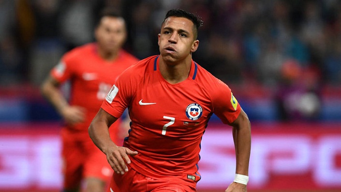 Sanches becomes leading scorer as Chile draw 1-1 with Germany Sanches becomes leading scorer as Chile draw 1-1 with Germany