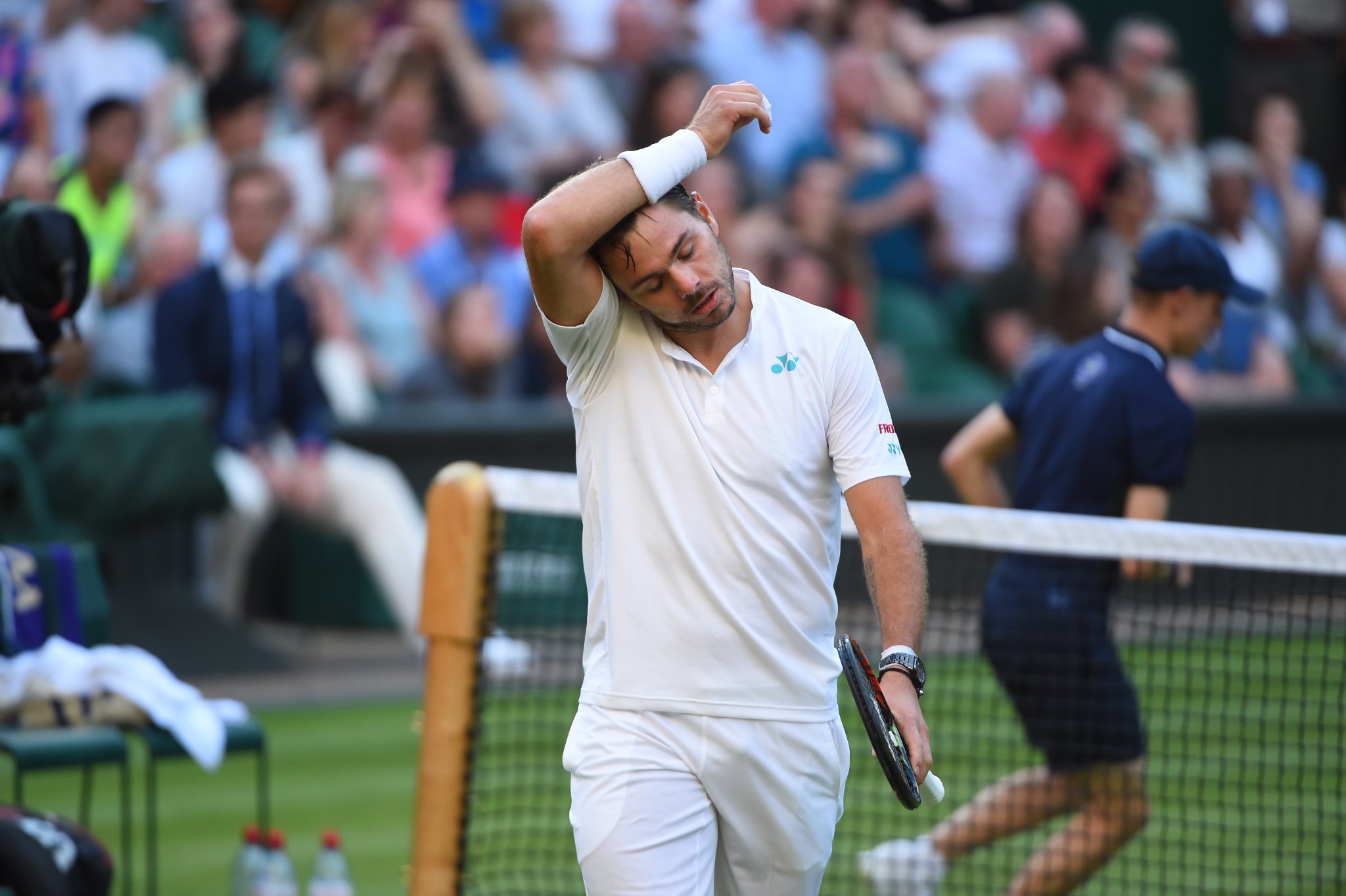 Wawrinka knocked out in the Wimbledon first round