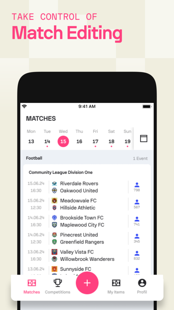 Software di gestione tornei: Torneo by Sofascore