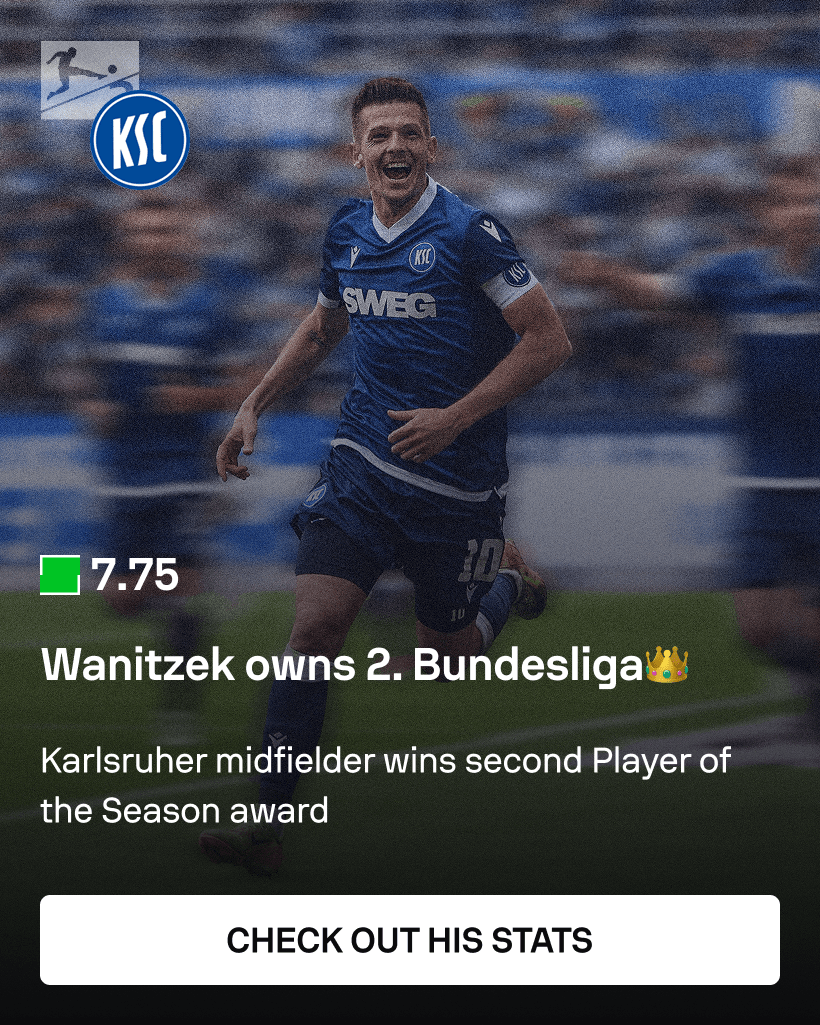 Sofascore Player of the Season, Marvin Wanitzek