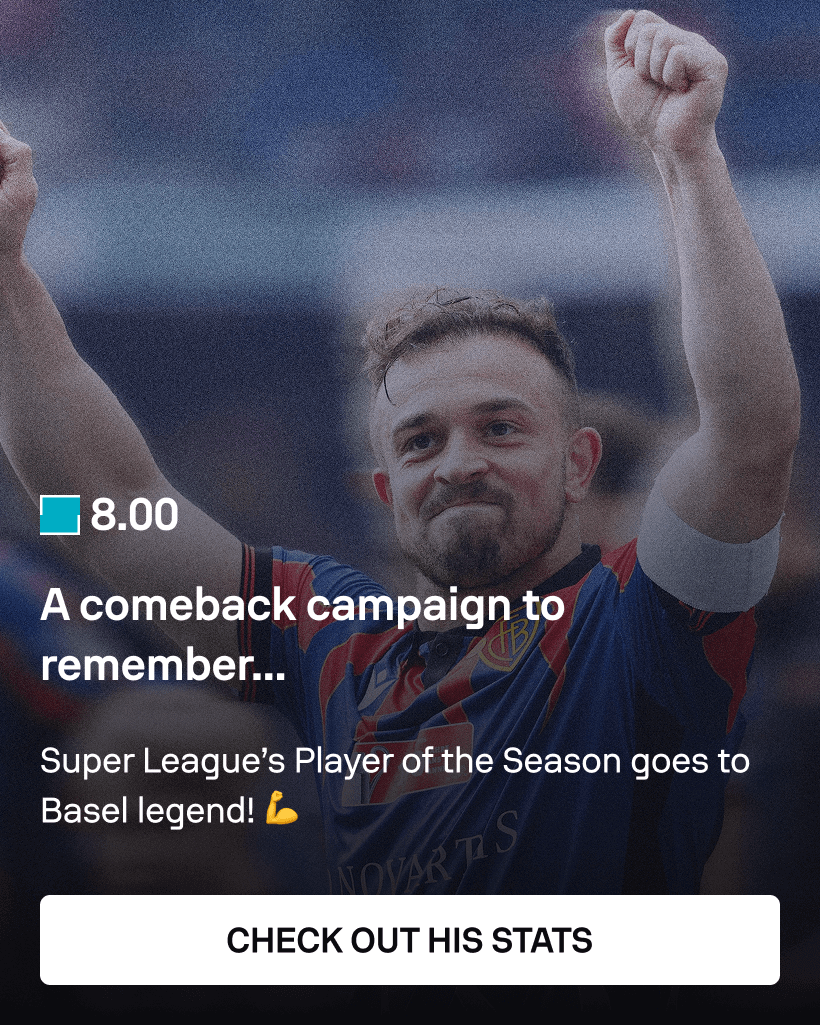 Sofascore Player of the Season, Xherdan Shaqiri 
