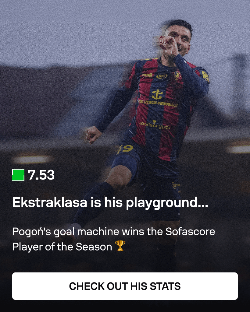 Sofascore Player of the Season, Efthymios Koulouris