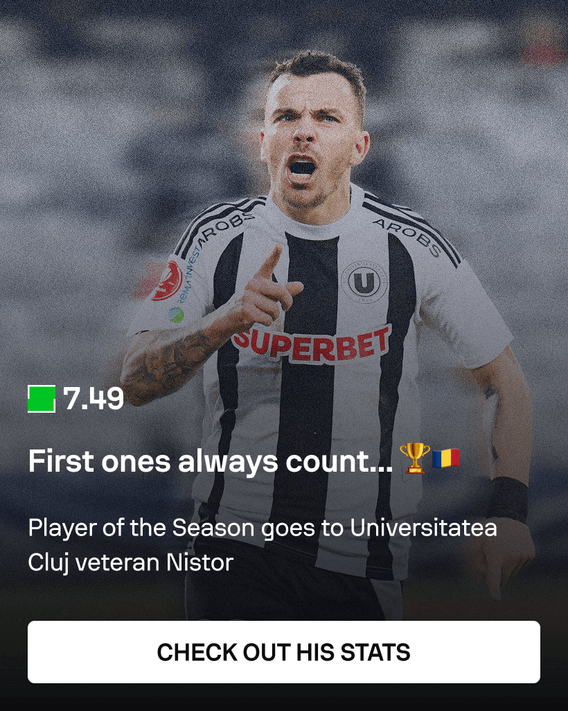 Sofascore Player of the Season, Dan Nistor