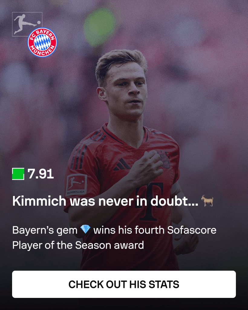 Sofascore Player of the Season, Joshua Kimmich