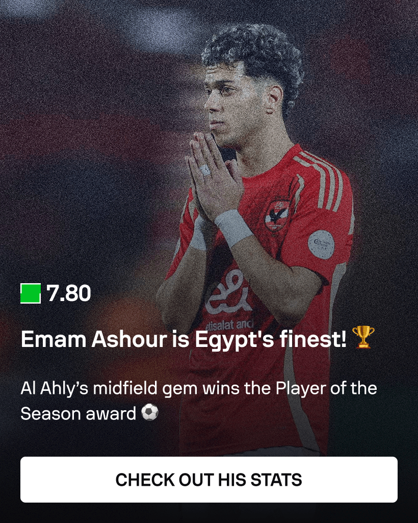 Sofascore Player of the Season, Emam Ashour