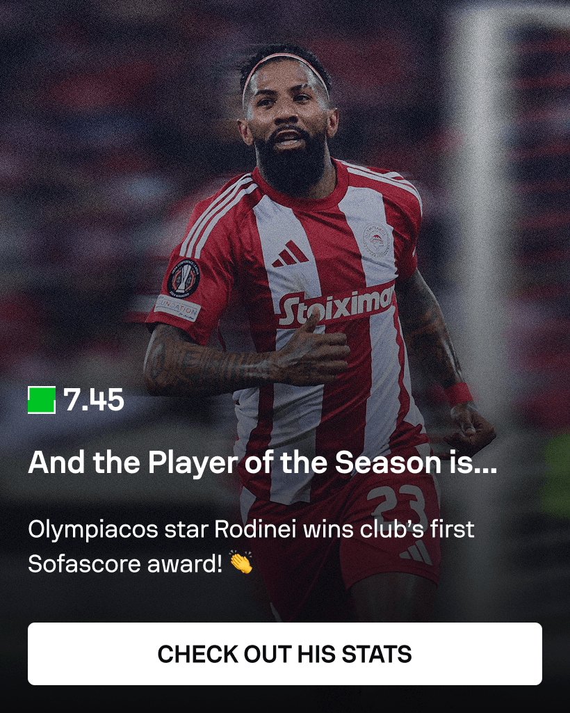 Sofascore Player of the Season, Rodinei