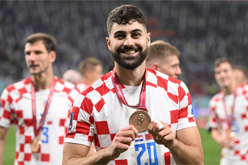 Joško Gvardiol, Croatia bronze