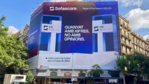 Billboards Across Europe Shine a Light on Sofascore’s Player of the Season