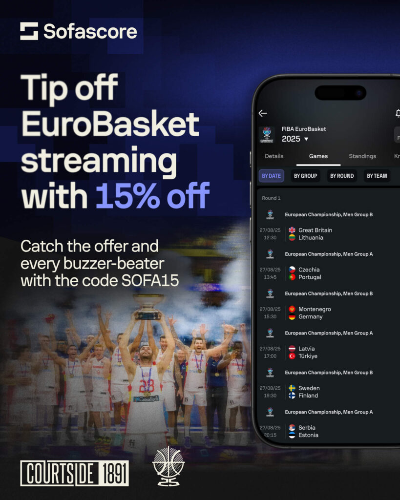 EuroBasket 2025, Courtside 1891, Sofascore promotion