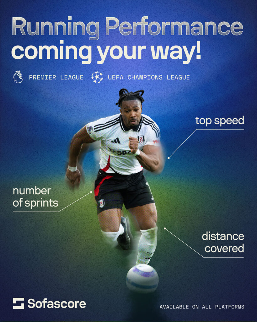 Sofascore - Running Performance Statistics