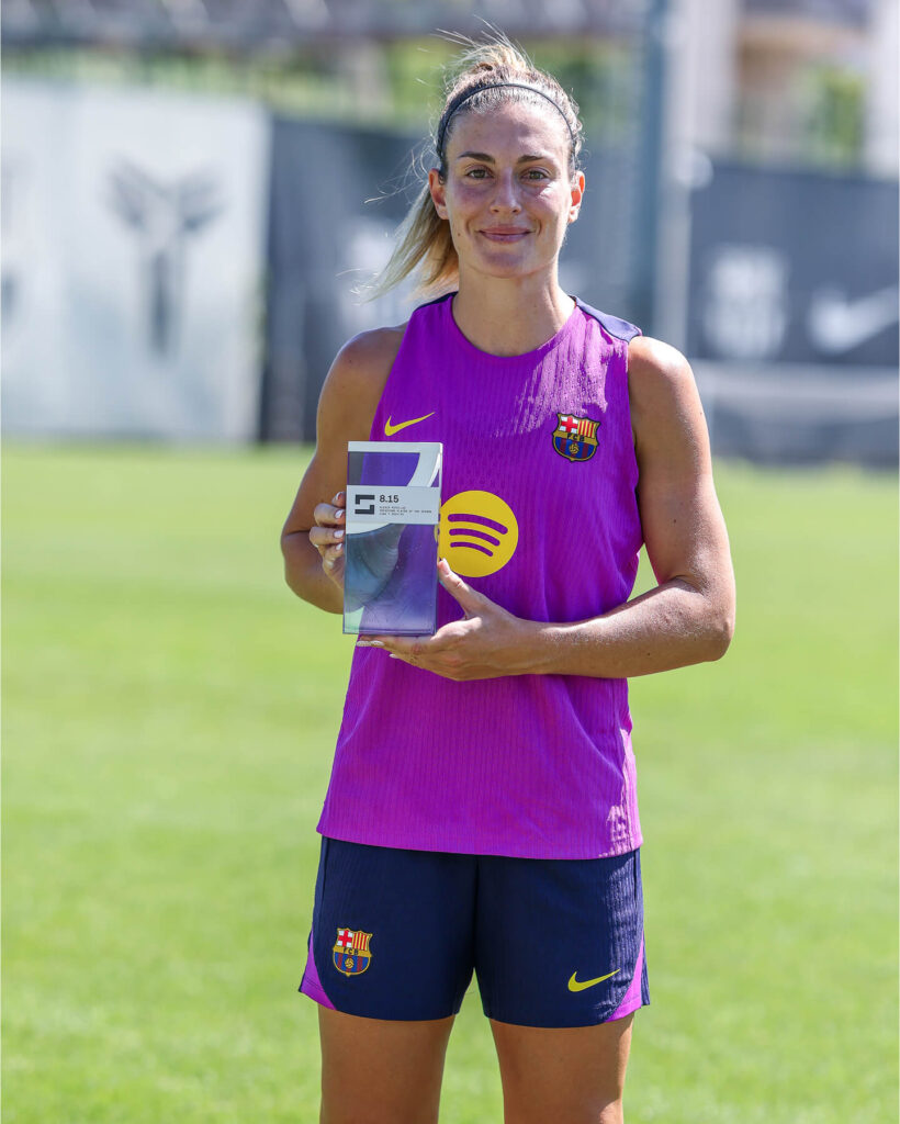 Alexia Putellas, Barcelona, Player of the season troféu