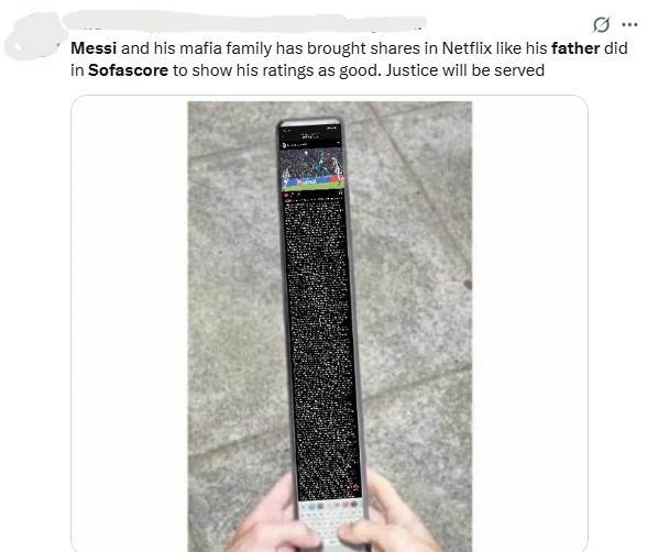 Sofascore and Messi's Father