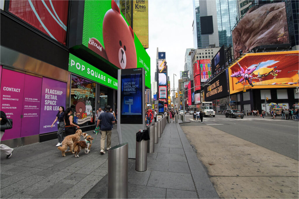 Sofascore at Times Square With Player of the Season Billboard