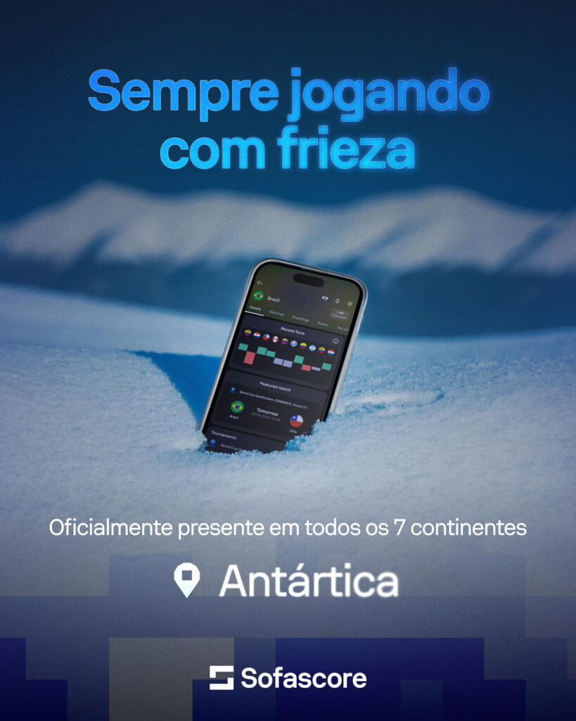Sofascore na Antártica