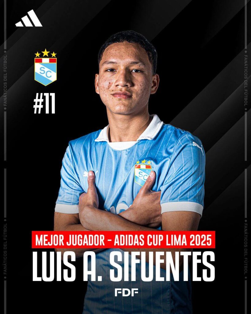 Sporting Cristal, Champions of the Adidas Cup Lima 2025, Luis A. Sifuentes