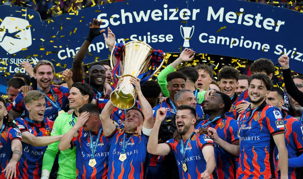 Brack Super League action – top Swiss clubs competing for the national title. Basel Trophy