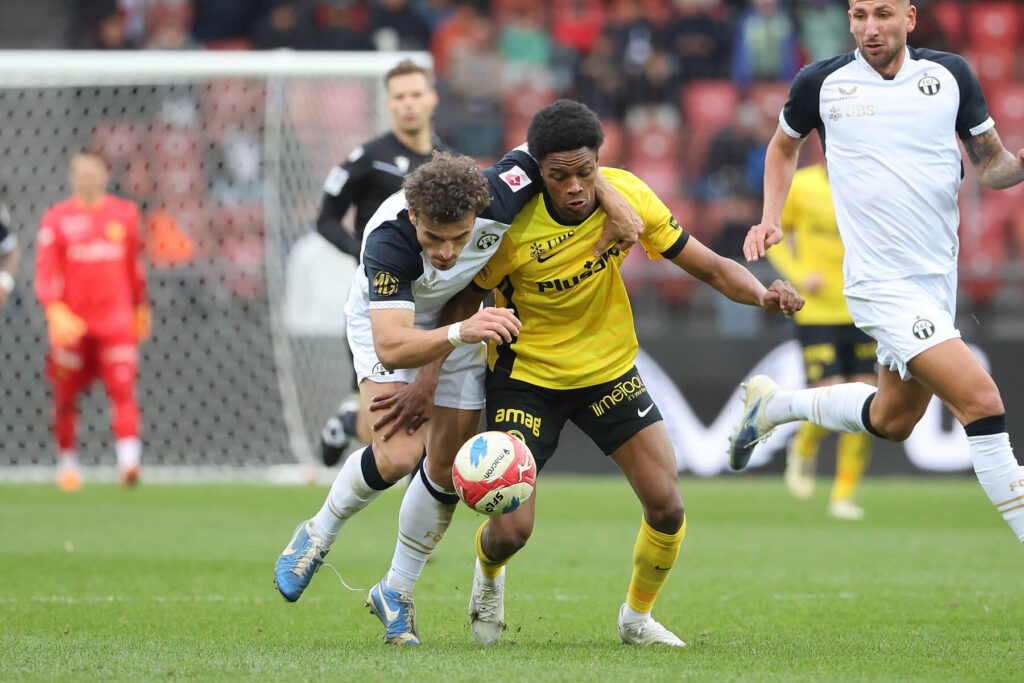 Brack Super League action – top Swiss clubs competing for the national title.