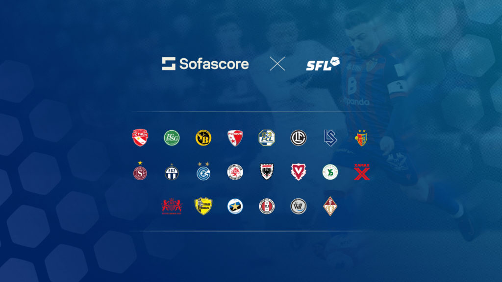 Sofascore and Swiss Football League partnership – watch Swiss football with Monthly subscription on SFL TV.