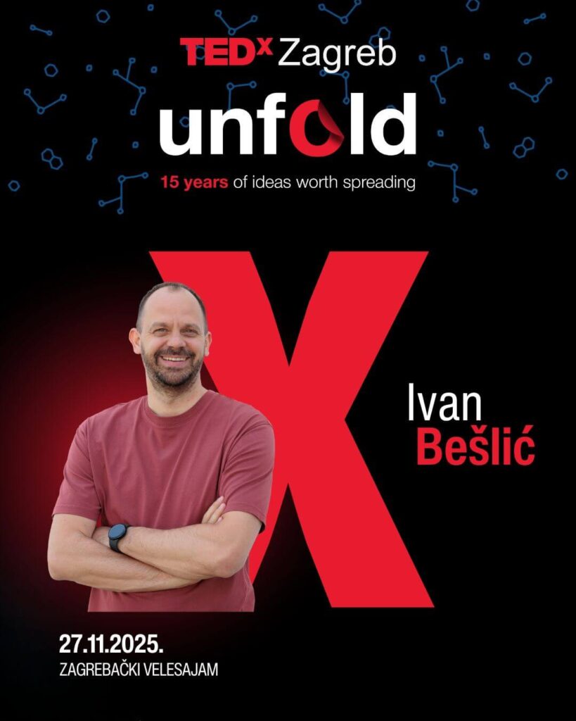Ivan Bešlić Announced as Speaker at TEDxZagreb 2025